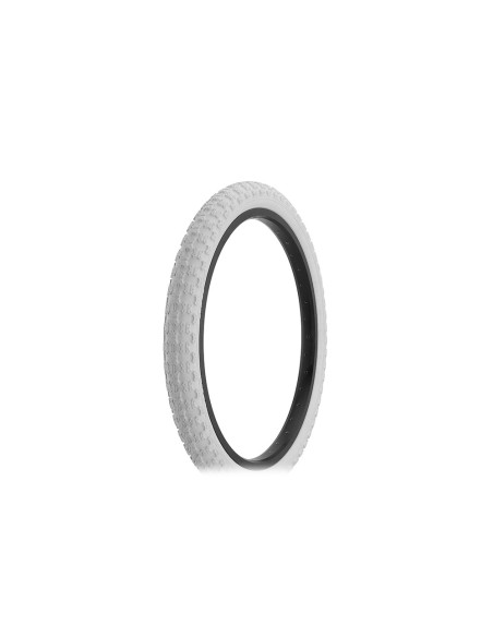 Tire 20 x 2.125 White/White Side Wall HF-143G.